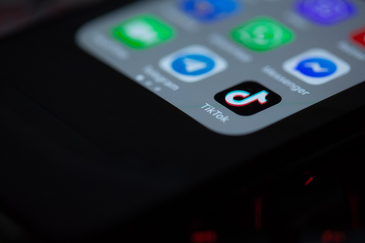 Kısa video pazarlama için TikTok uygulaması mobil ekran görüntüsü