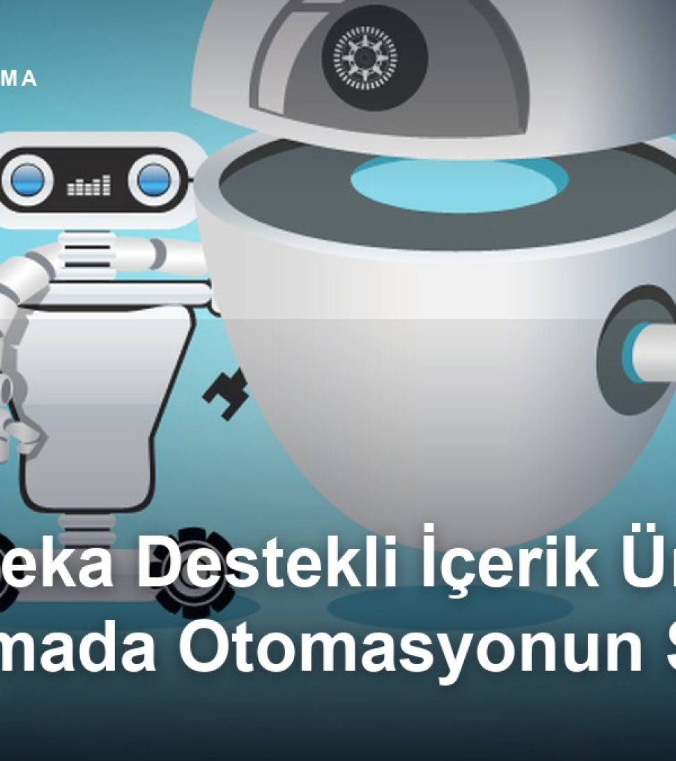 Yapay zeka destekli içerik üretimi kapak görseli